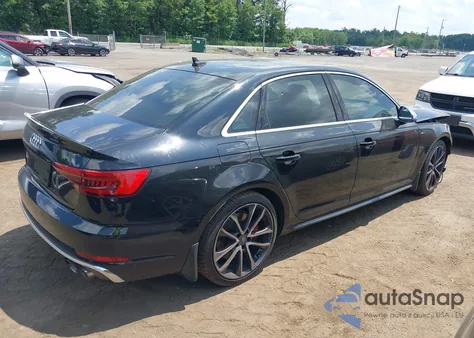 2018 Audi S4 3.0T Premium Plus z USA, uszkodzony, nr VIN WAUC4AF45JA002921